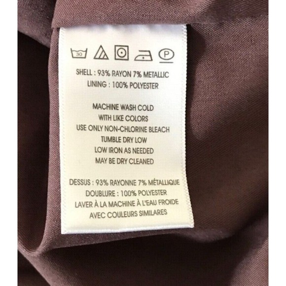 Urban Outfitters Ecote Long-Sleeve Plum and Silver Stripes Dress - Size Medium - Picture 6 of 12